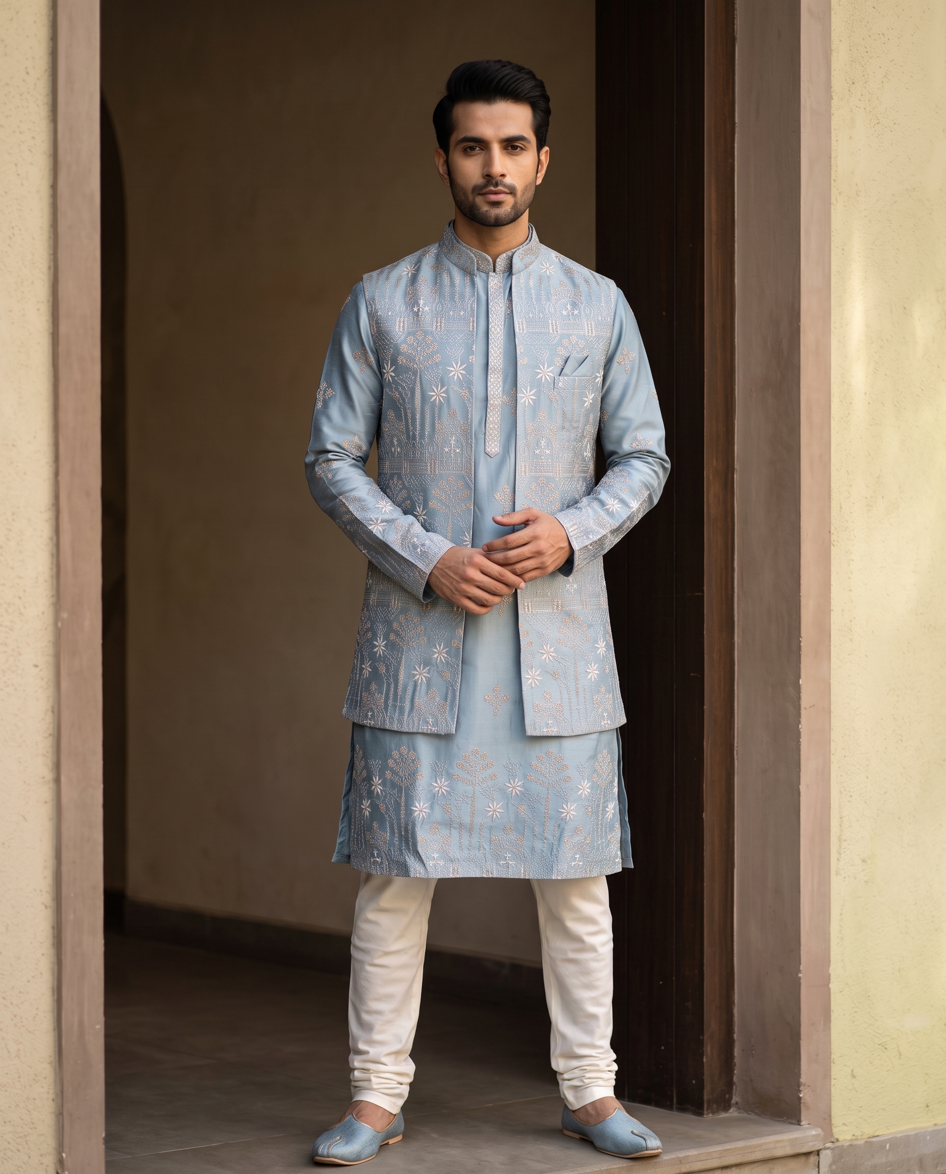 Kurta Pyjama with Jacket